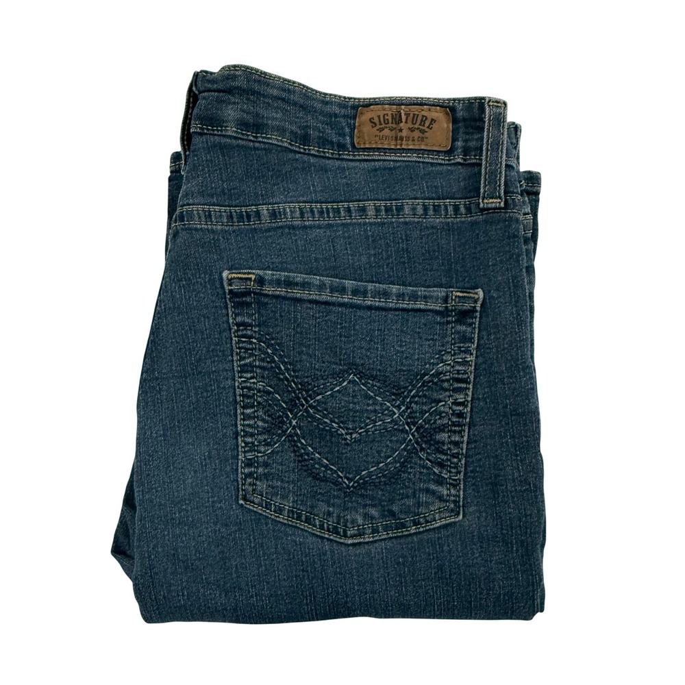 Signature by Levi Strauss Co Women Modern Bootcut Jeans Blue Denim Sz 10 L W399